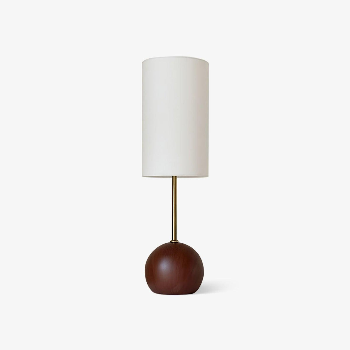 Sylivira lámpara de mesa de madera con esfera