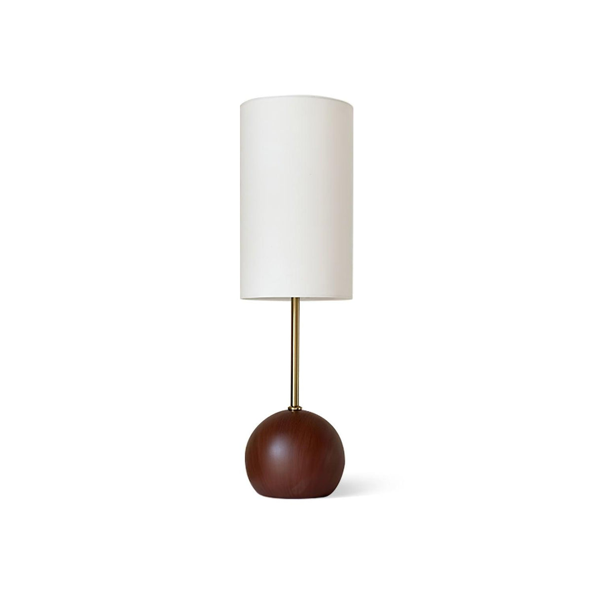 Sylivira lámpara de mesa de madera con esfera