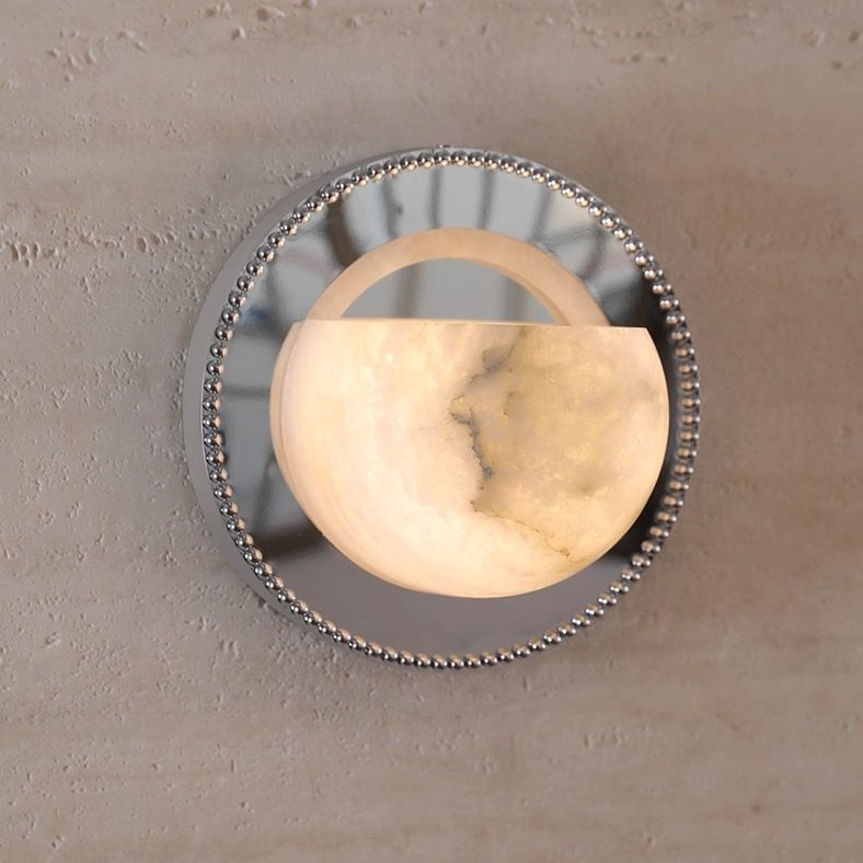 Albarelia aplique de pared en alabastro