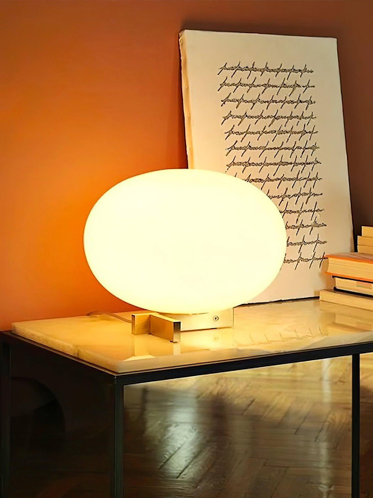 Golvin lámpara de mesa esfera orbitante
