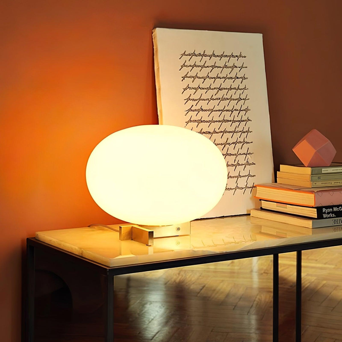 Golvin lámpara de mesa esfera orbitante