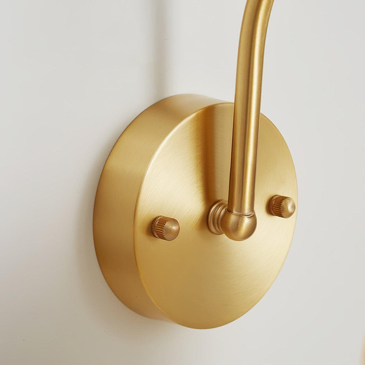 Avcarora aplique de pared Premium nórdico de latón y vidrio