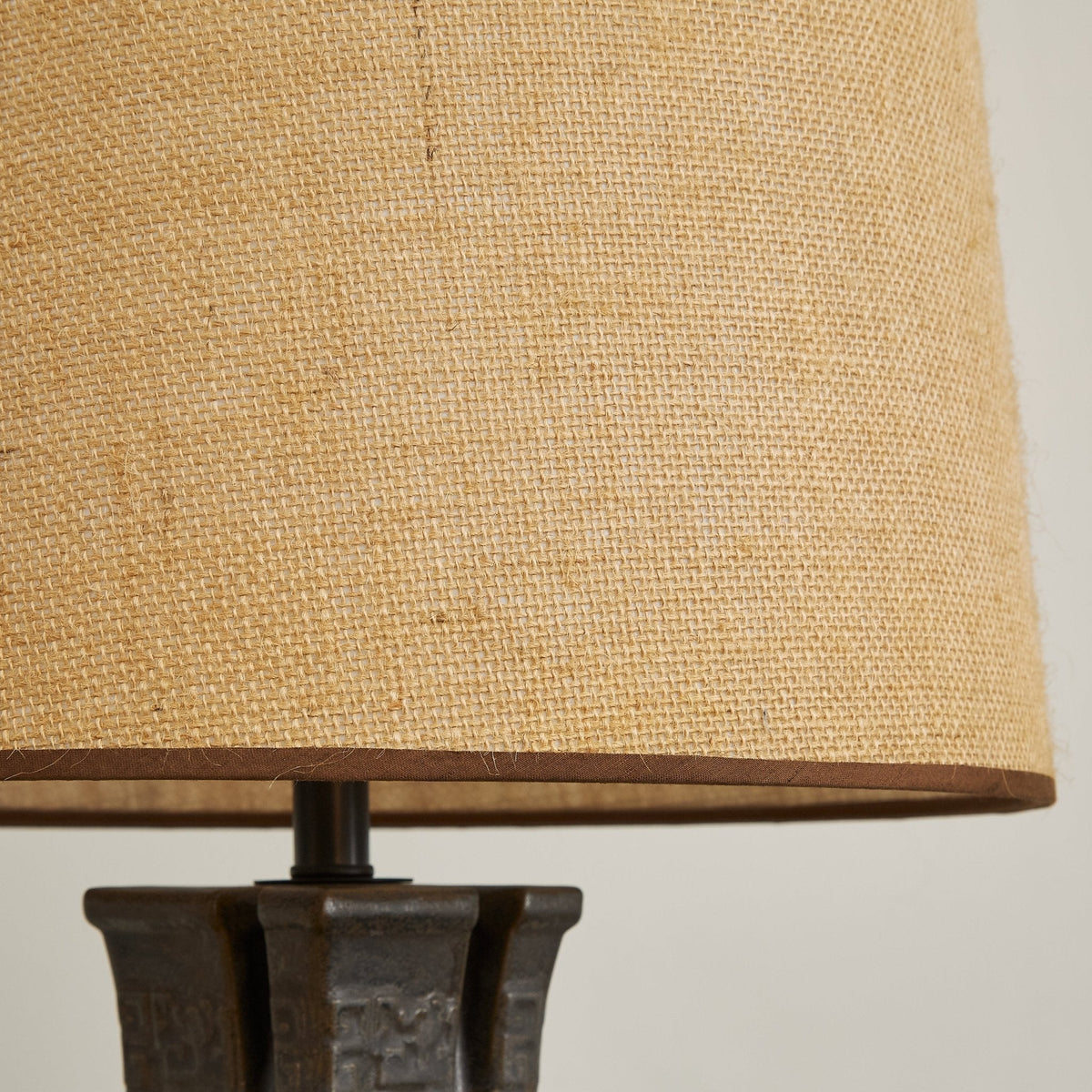 Echo lámpara de mesa vintage de tejido