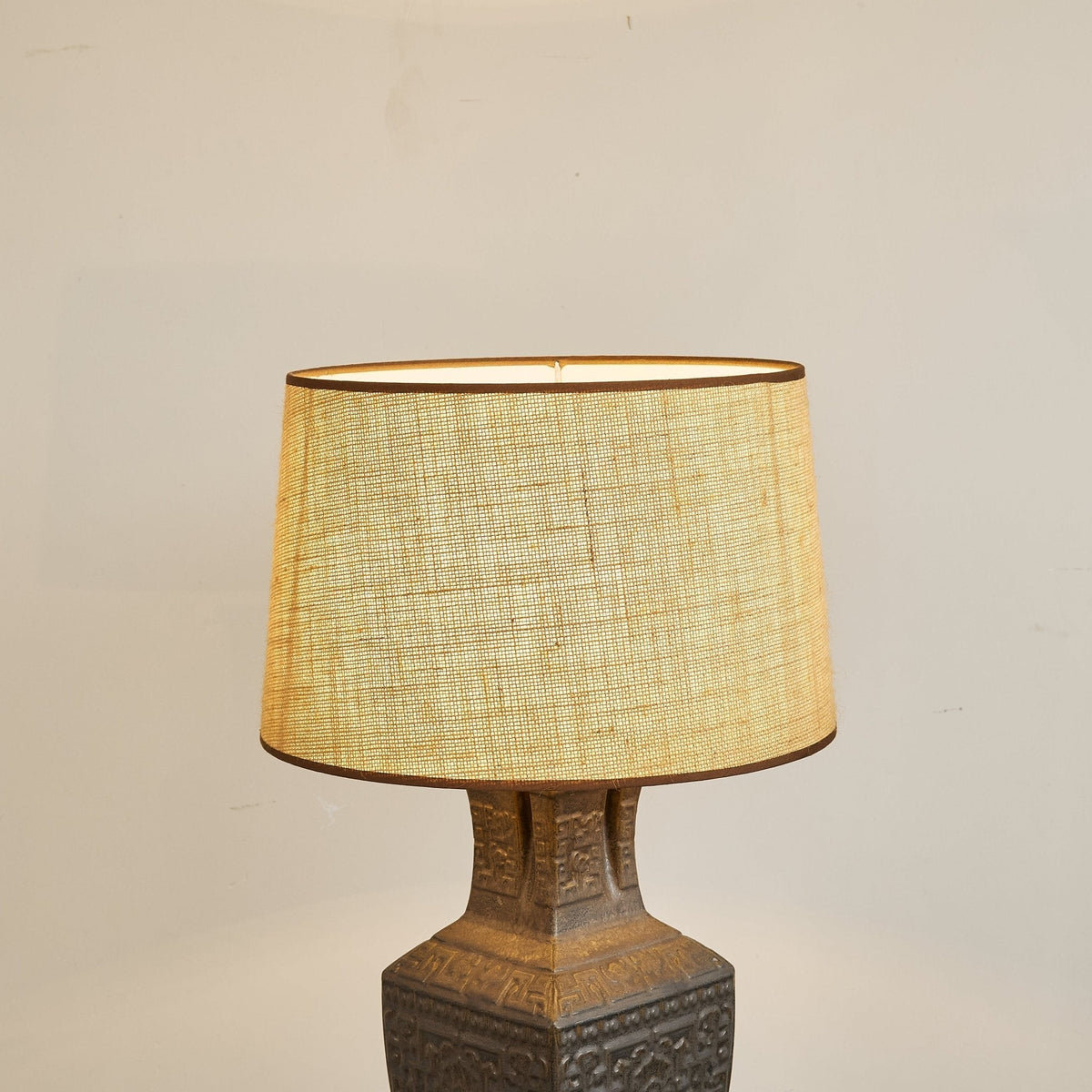 Echo lámpara de mesa vintage de tejido