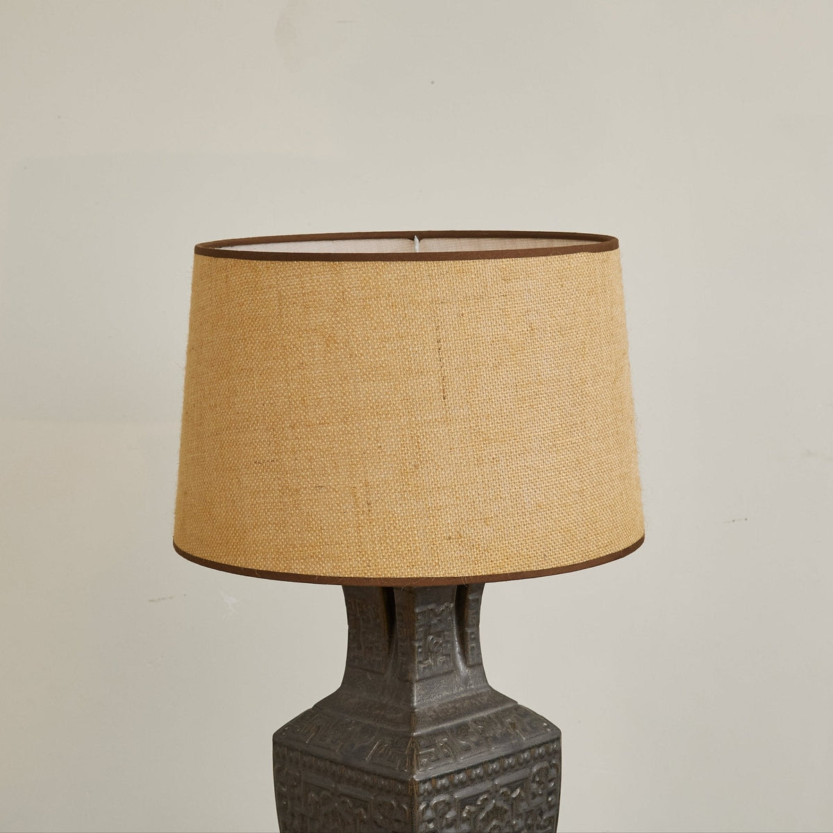 Echo lámpara de mesa vintage de tejido