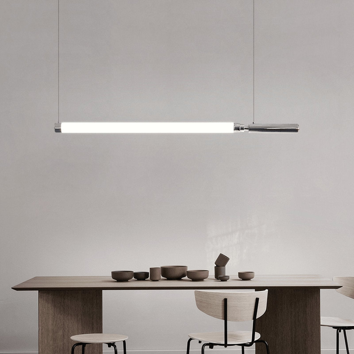 Ollaeos lámpara colgante moderna minimalista de vidrio