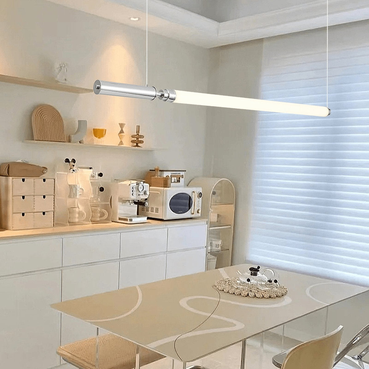 Ollaeos lámpara colgante moderna minimalista de vidrio