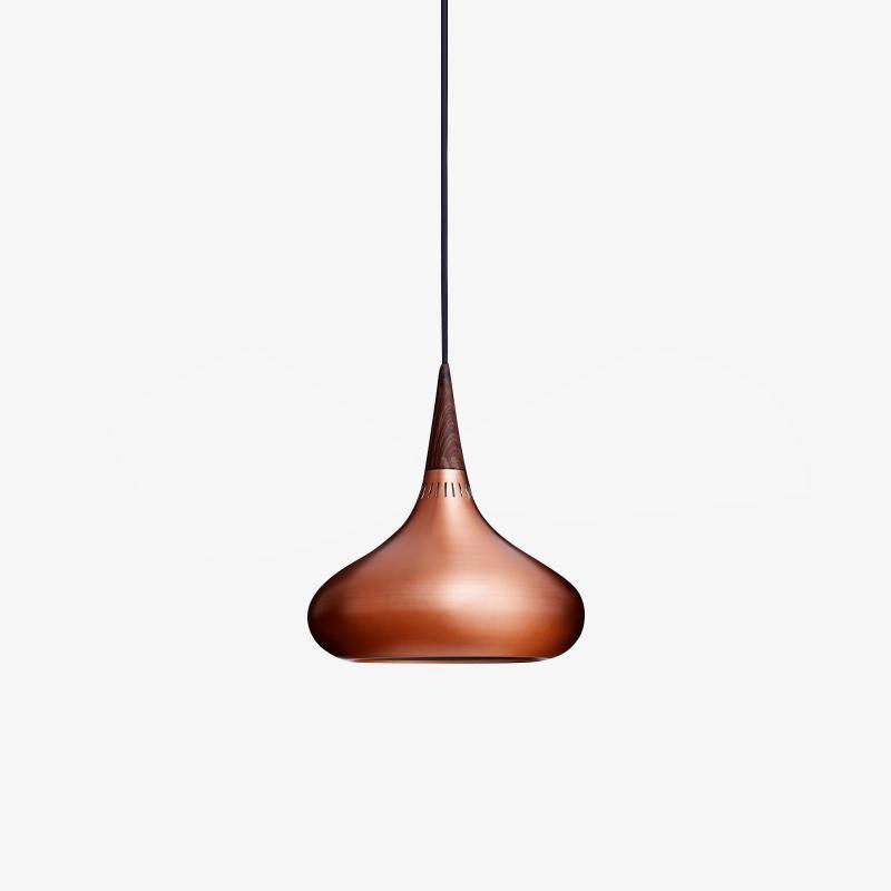 Aelorn lámpara colgante de aluminio y madera industrial