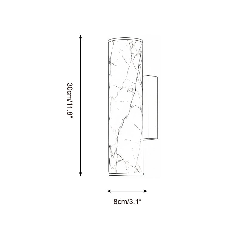 Aplique de pared de alabastro