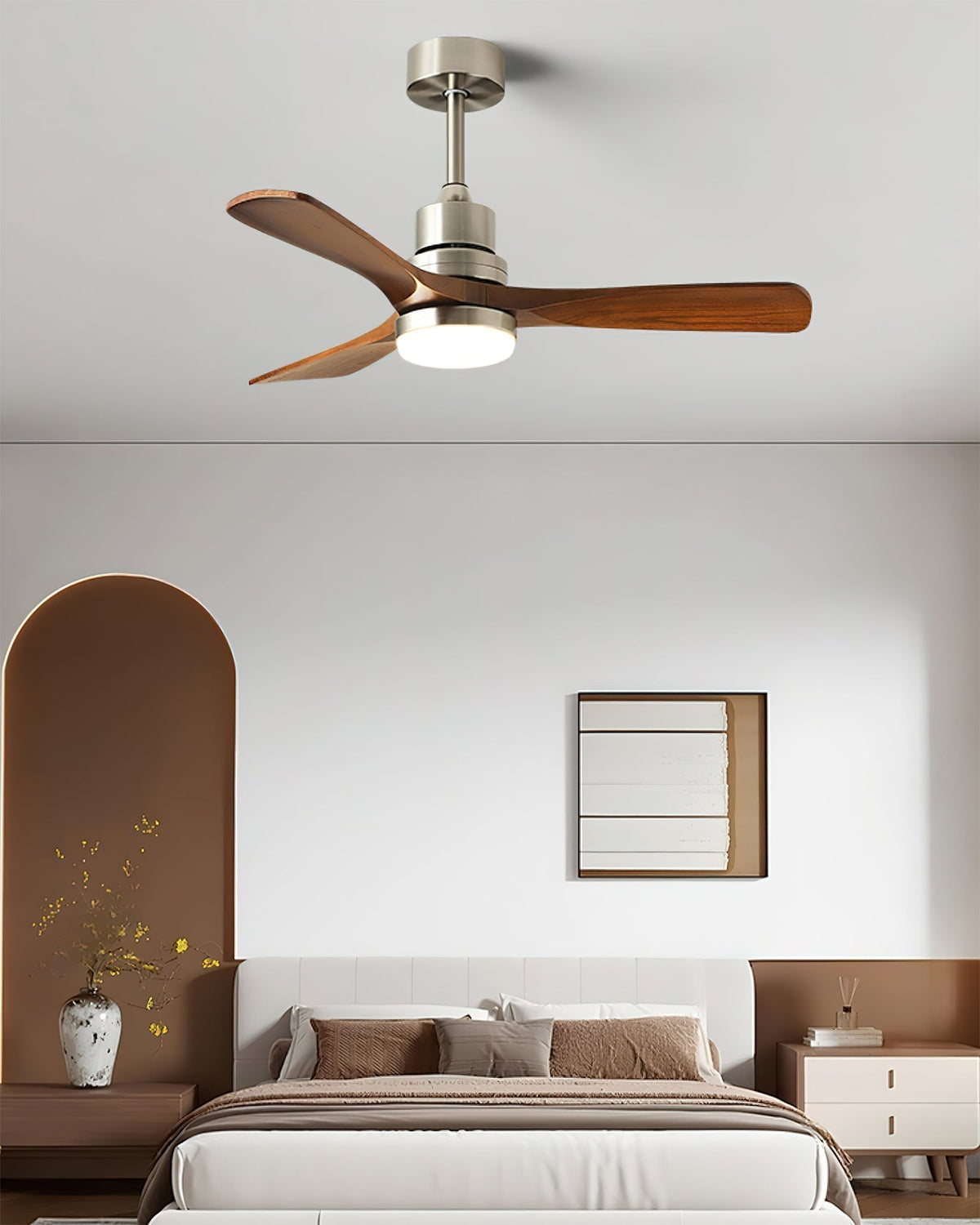 Cirivina ventilador de techo con luz Aero