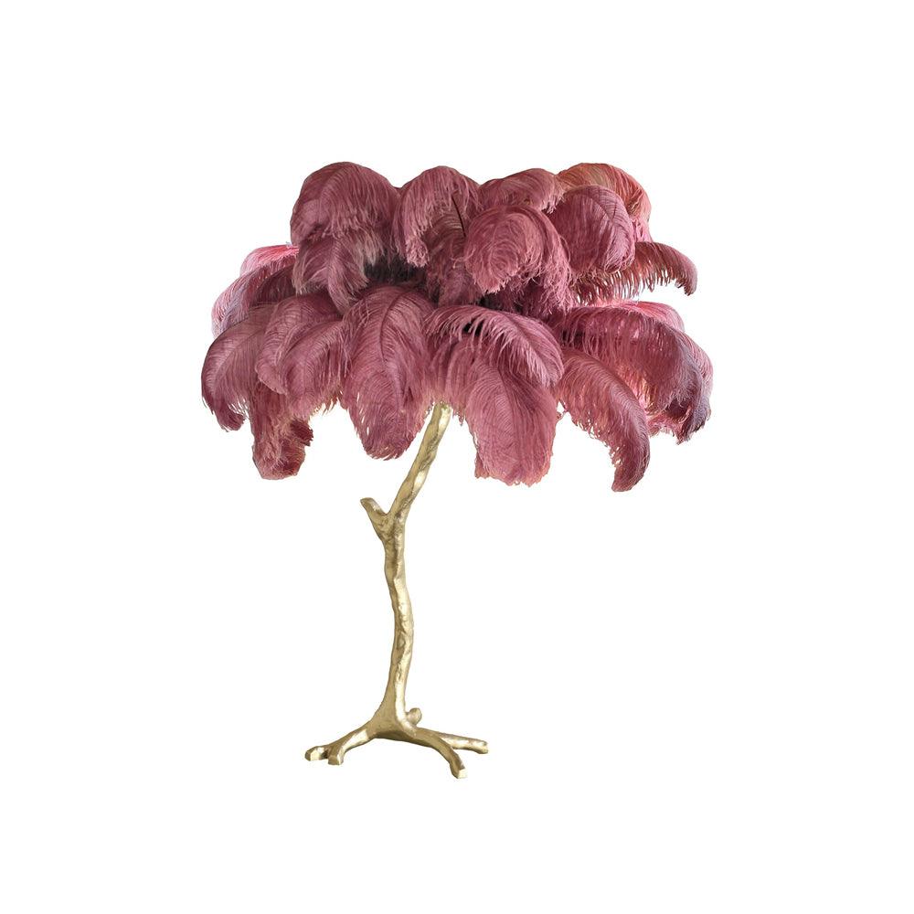 Ostrich lámpara de mesa
