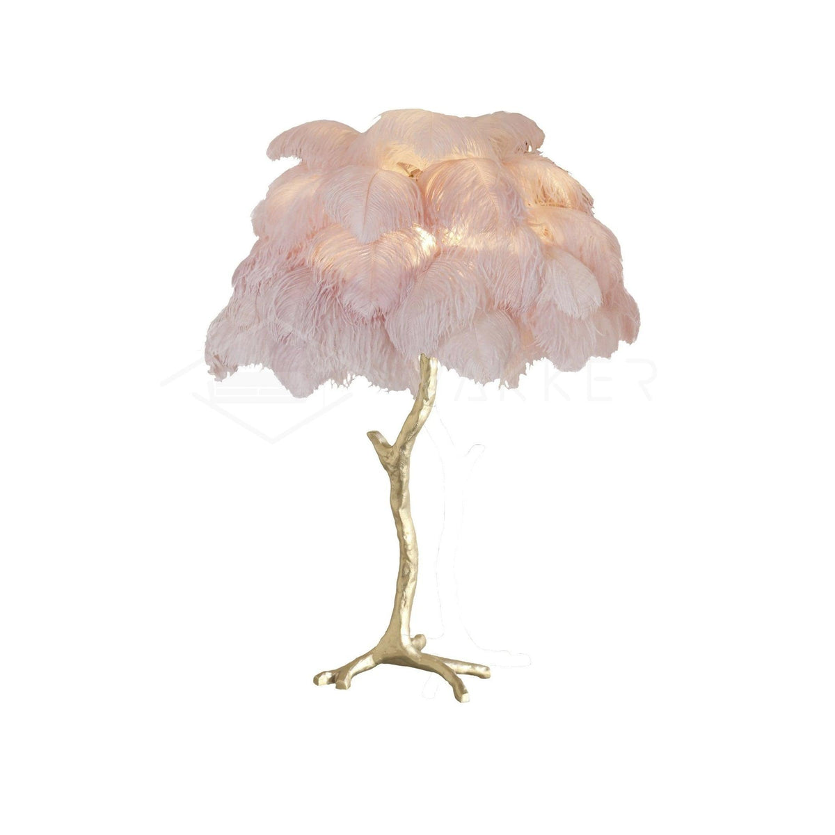 Ostrich lámpara de mesa