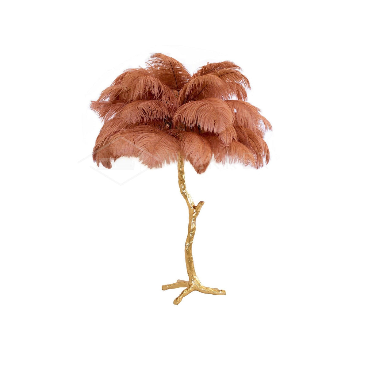 Ostrich lámpara de mesa