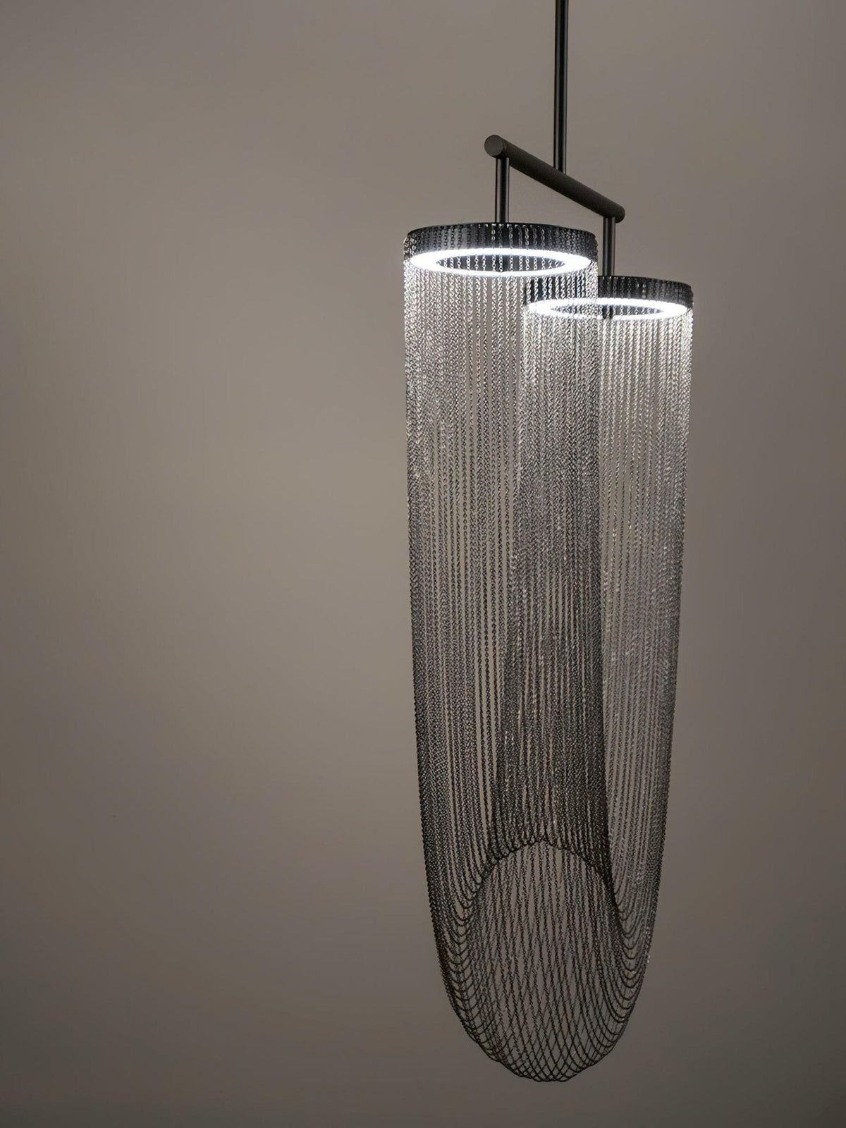 Apsht lámpara colgante de cadena de cobre escultórica moderna