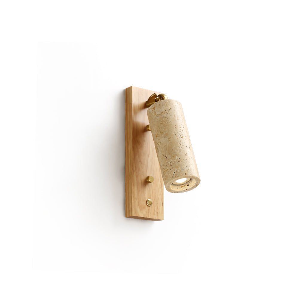 Noririse aplique de pared travertino amarillo madera