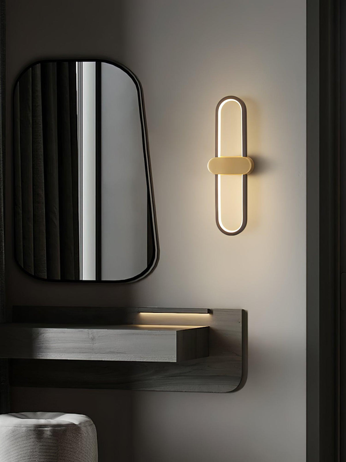 Avelon aplique de pared oval LED