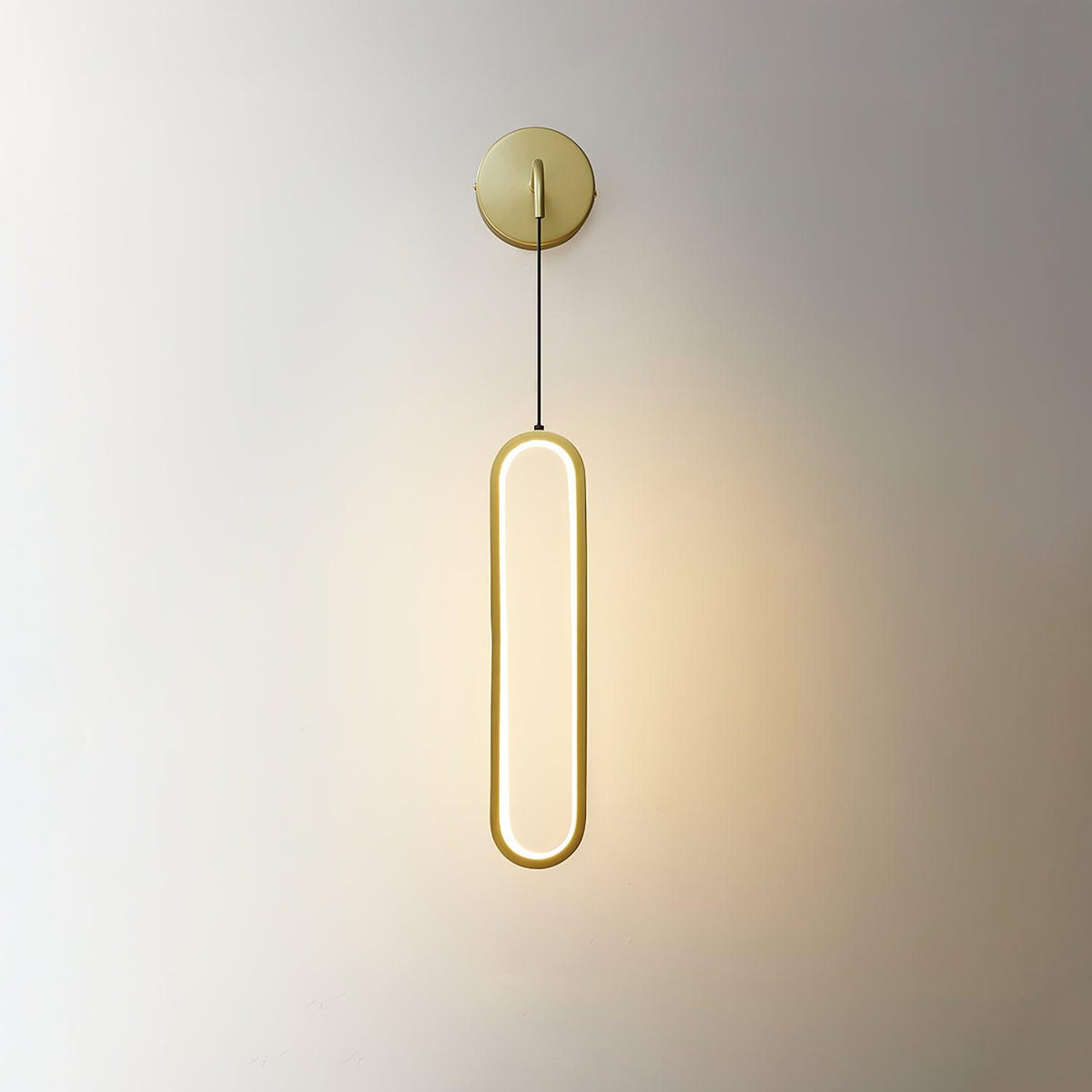 Solisenne aplique de pared LED de latón