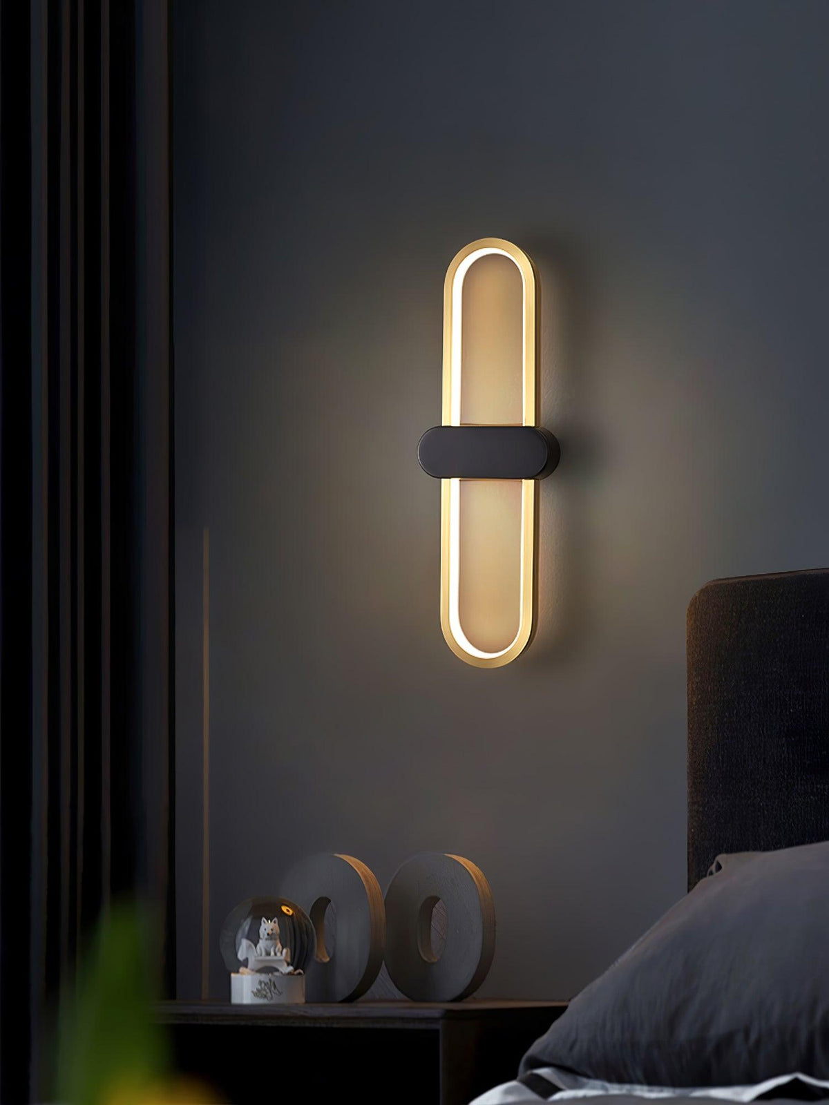 Avelon aplique de pared oval LED