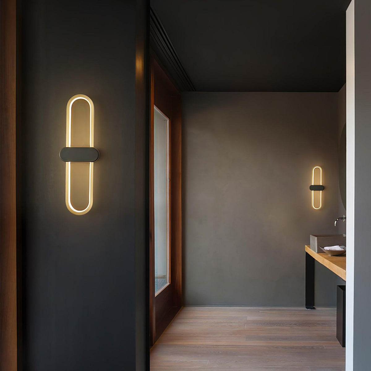 Avelon aplique de pared oval LED