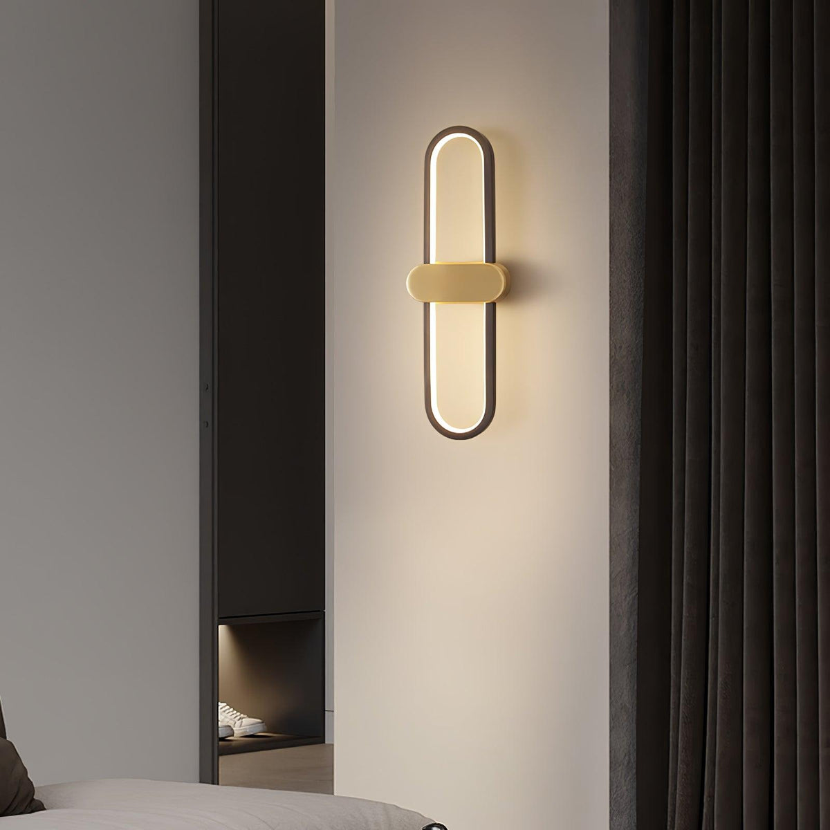 Avelon aplique de pared oval LED