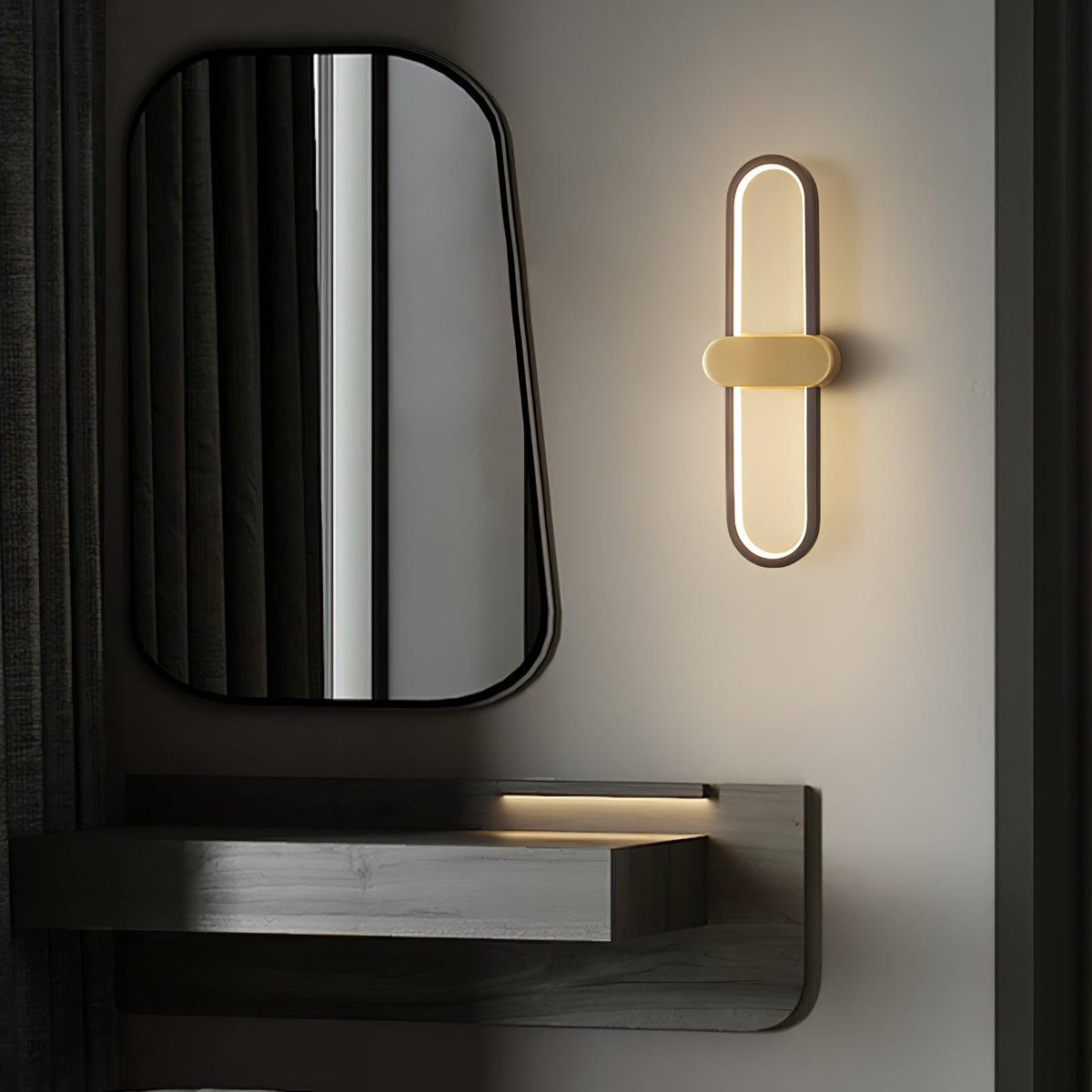 Avelon aplique de pared oval LED