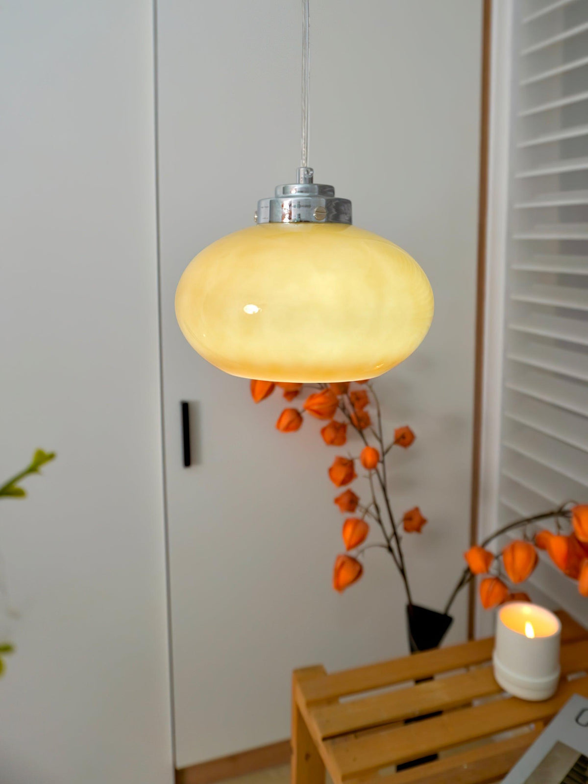Tavira lámpara colgante de vidrio