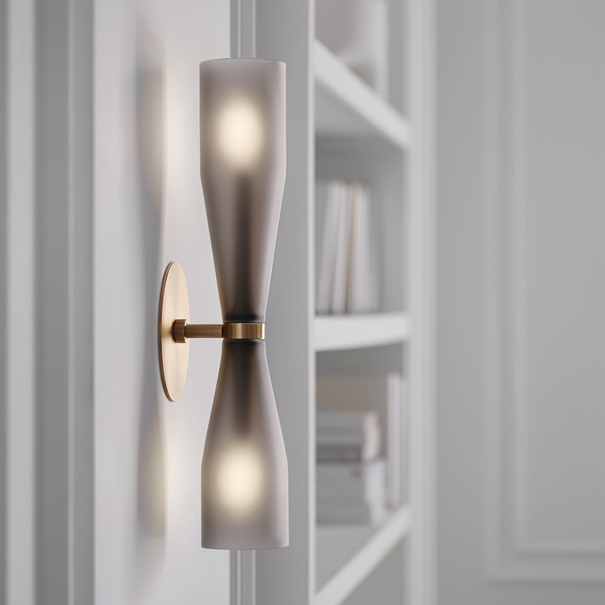 Torch aplique de pared moderno de vidrio