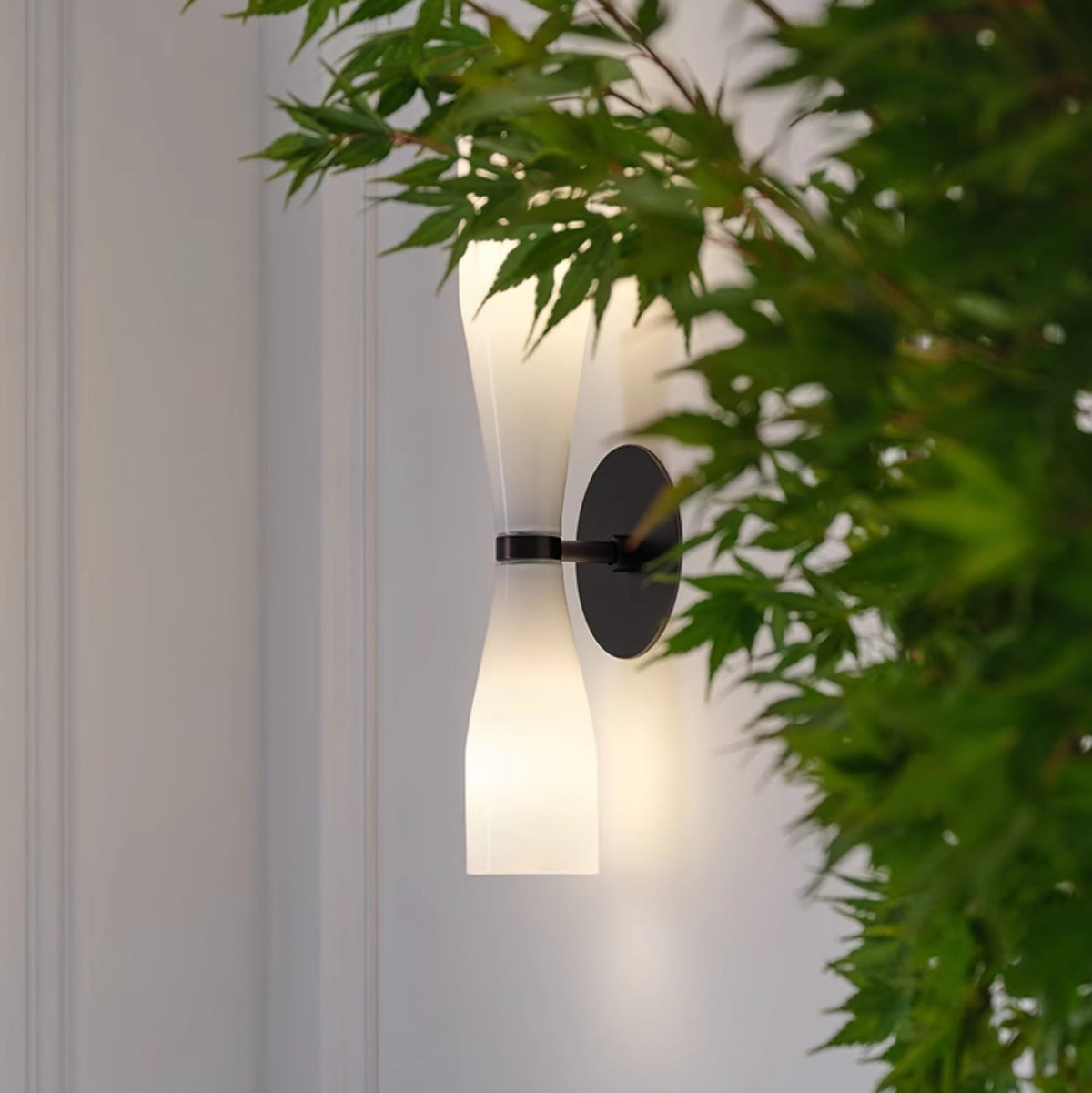 Torch aplique de pared moderno de vidrio