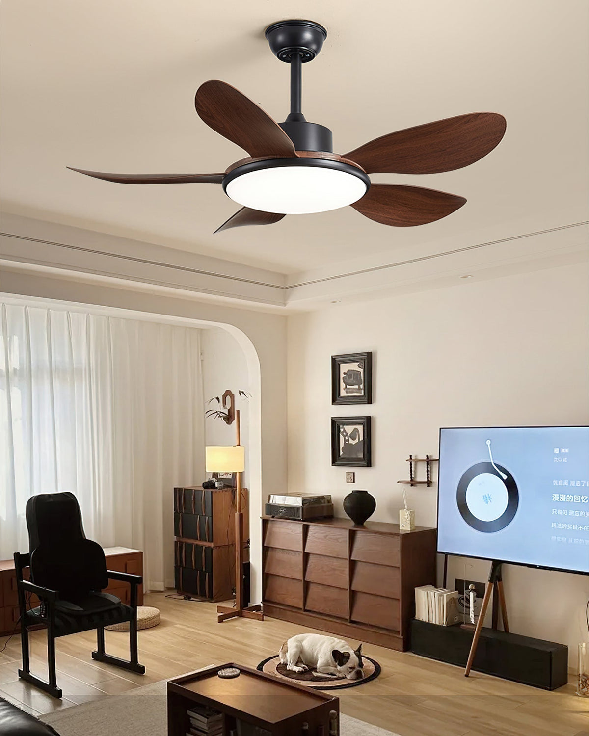 Rivivaine ventilador de techo con luz