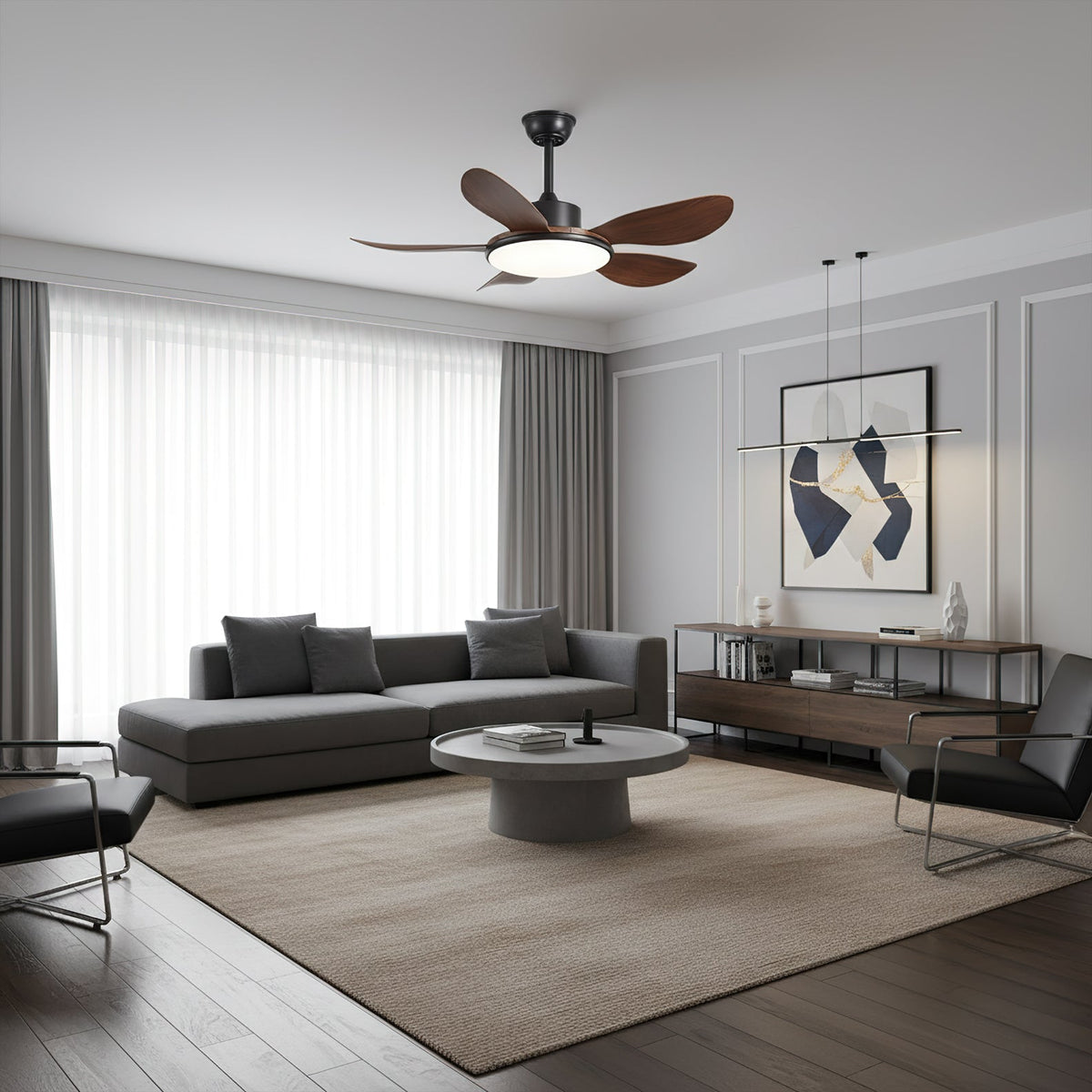 Rivivaine ventilador de techo con luz