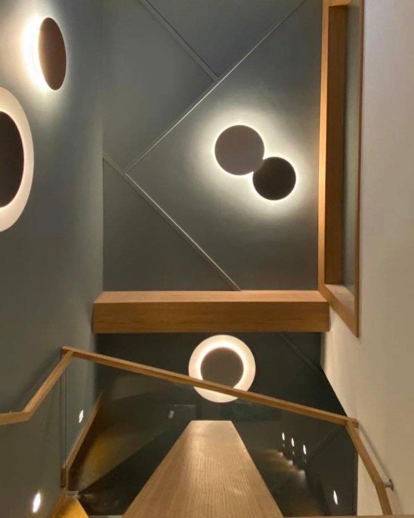 Arelis aplique de pared Geométrico Disco