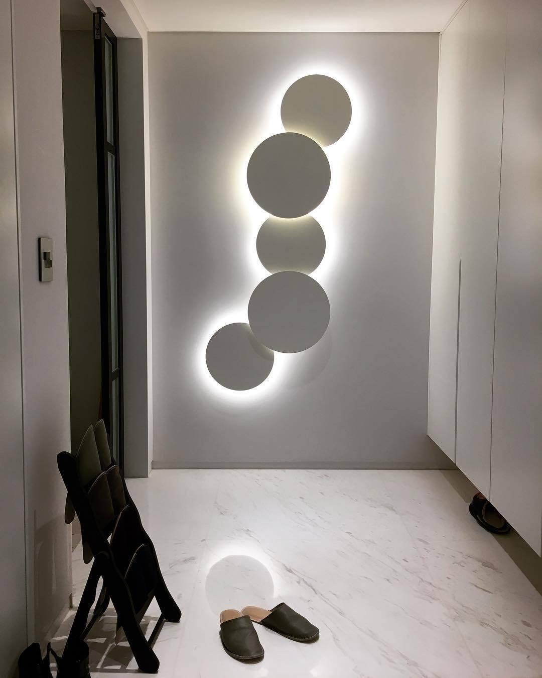 Arelis aplique de pared Geométrico Disco