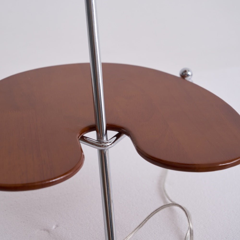 Vaughn lámpara de pie moderna de madera Vaughan