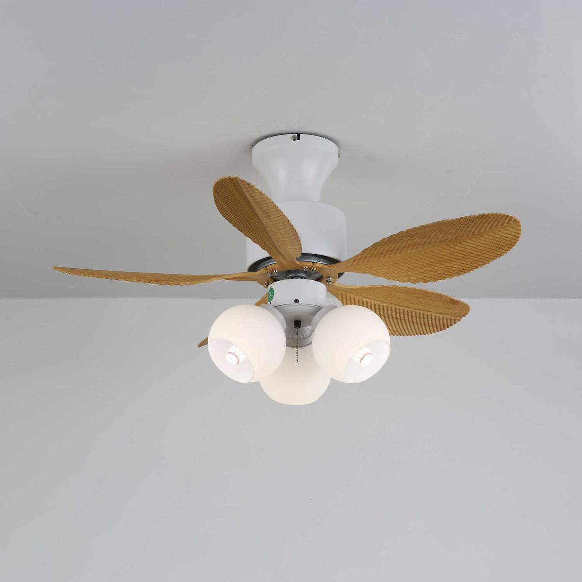 Althea ventilador de techo con luz Vintage de madera