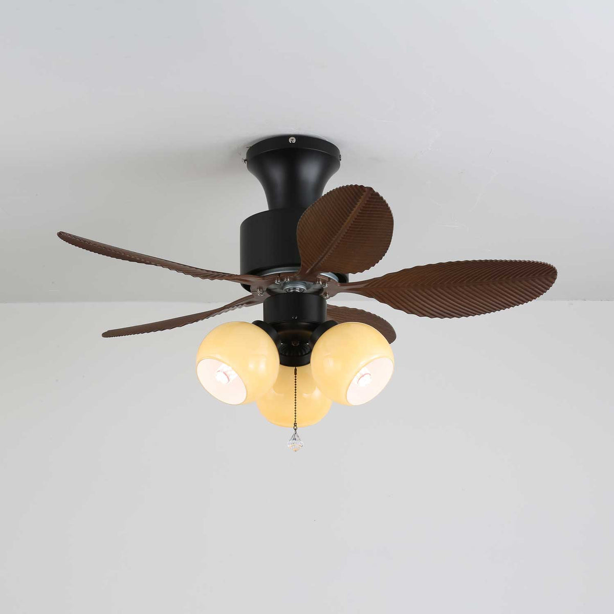 Althea ventilador de techo con luz Vintage de madera