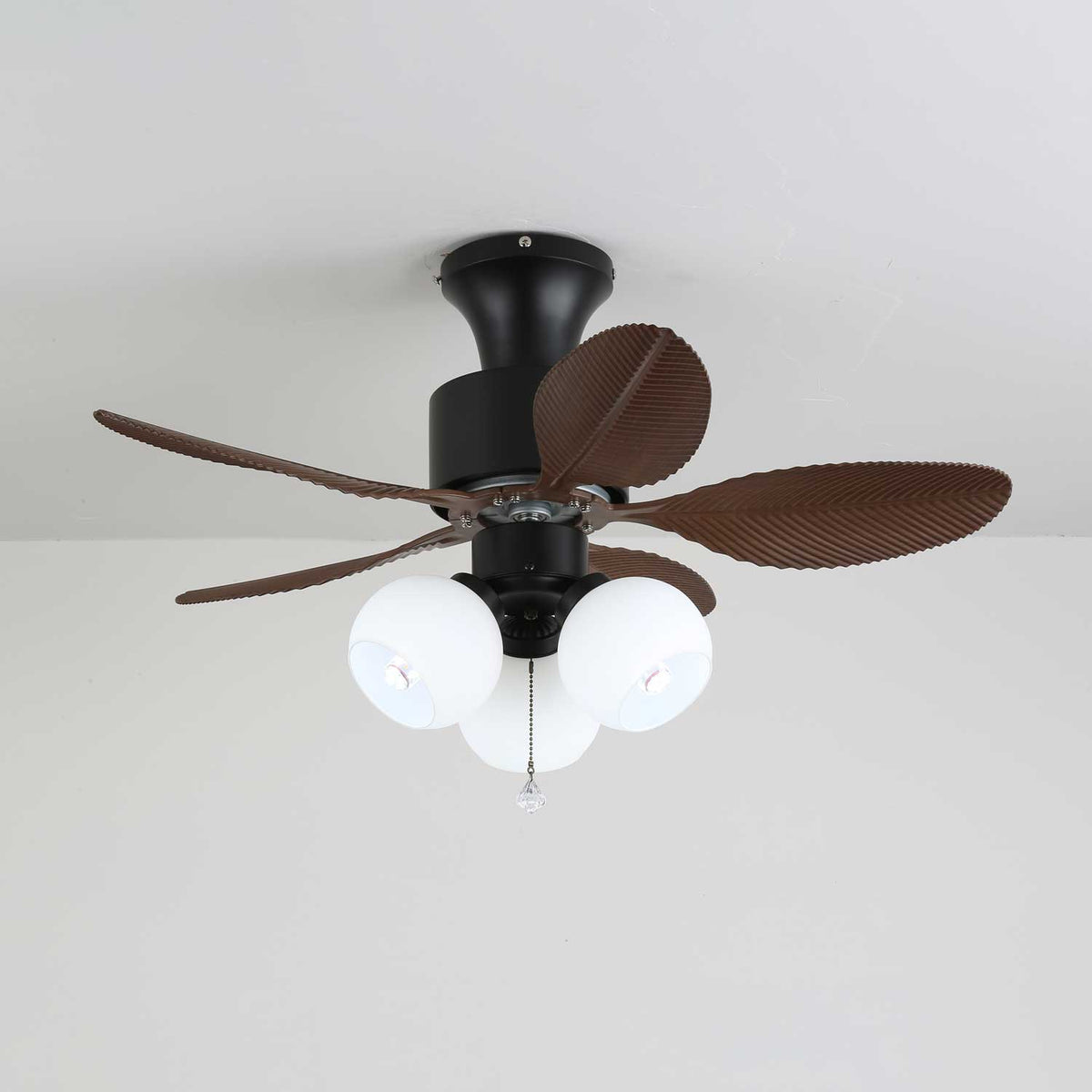 Althea ventilador de techo con luz Vintage de madera