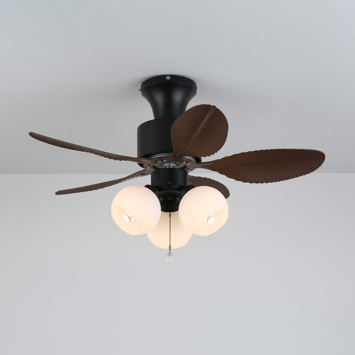 Althea ventilador de techo con luz Vintage de madera
