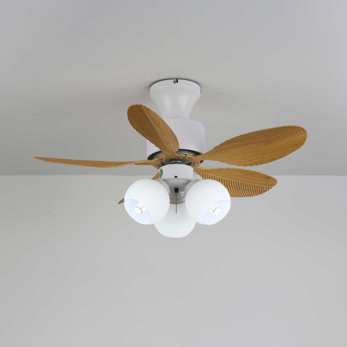Althea ventilador de techo con luz Vintage de madera