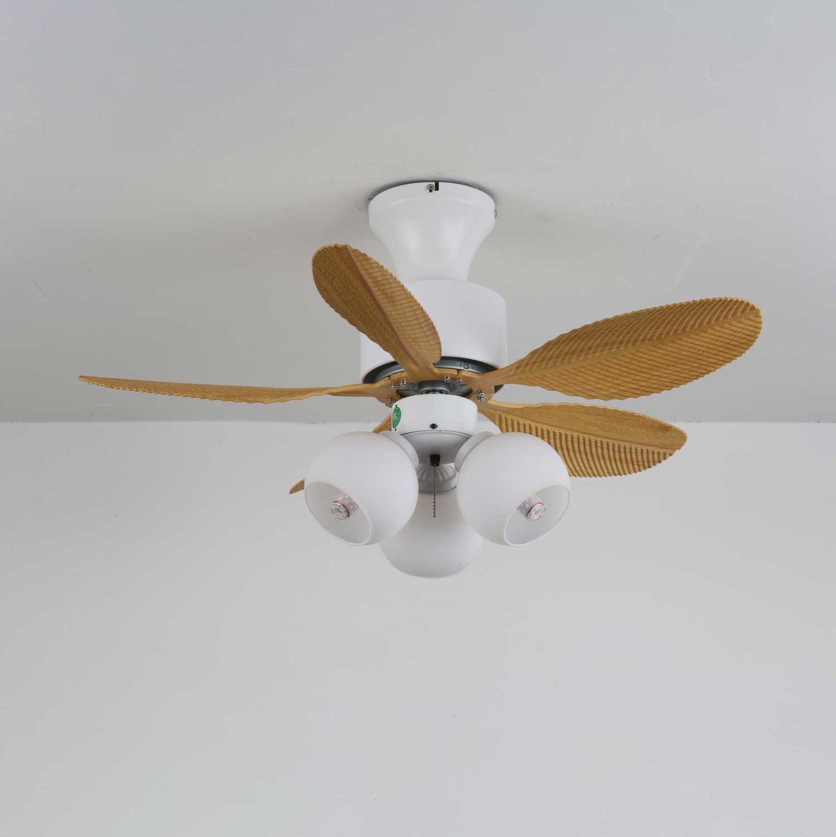 Althea ventilador de techo con luz Vintage de madera