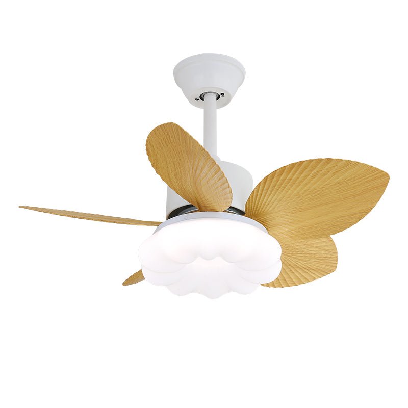 Alduena ventilador de techo con luz de madera tropical