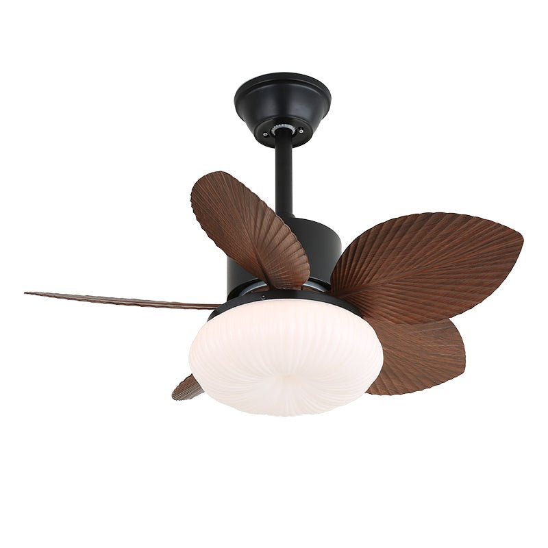Alduena ventilador de techo con luz de madera tropical