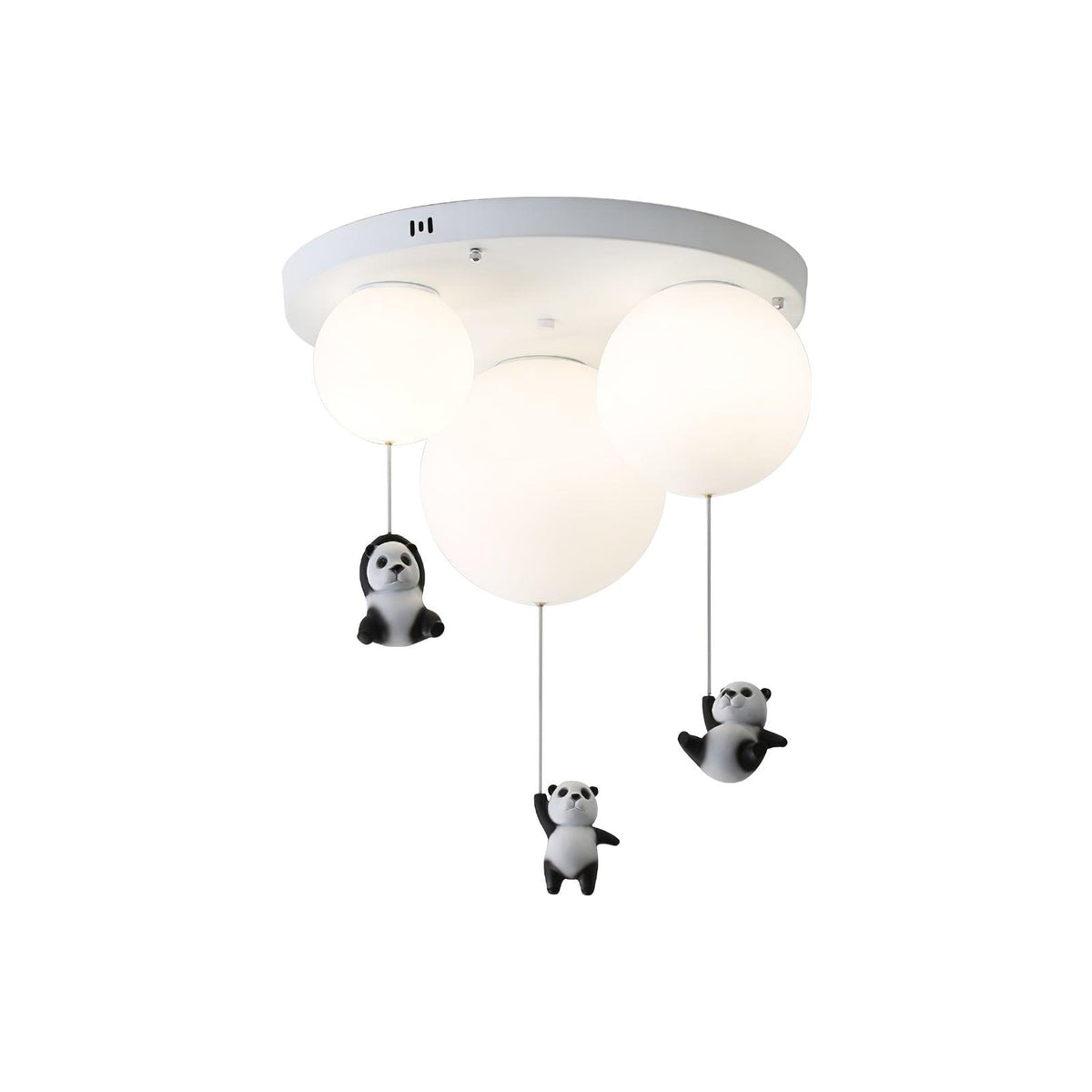 Yrath lámpara de techo elegancia Panda de vidrio