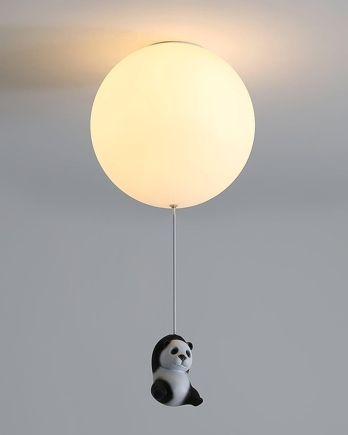 Yrath lámpara de techo elegancia Panda de vidrio