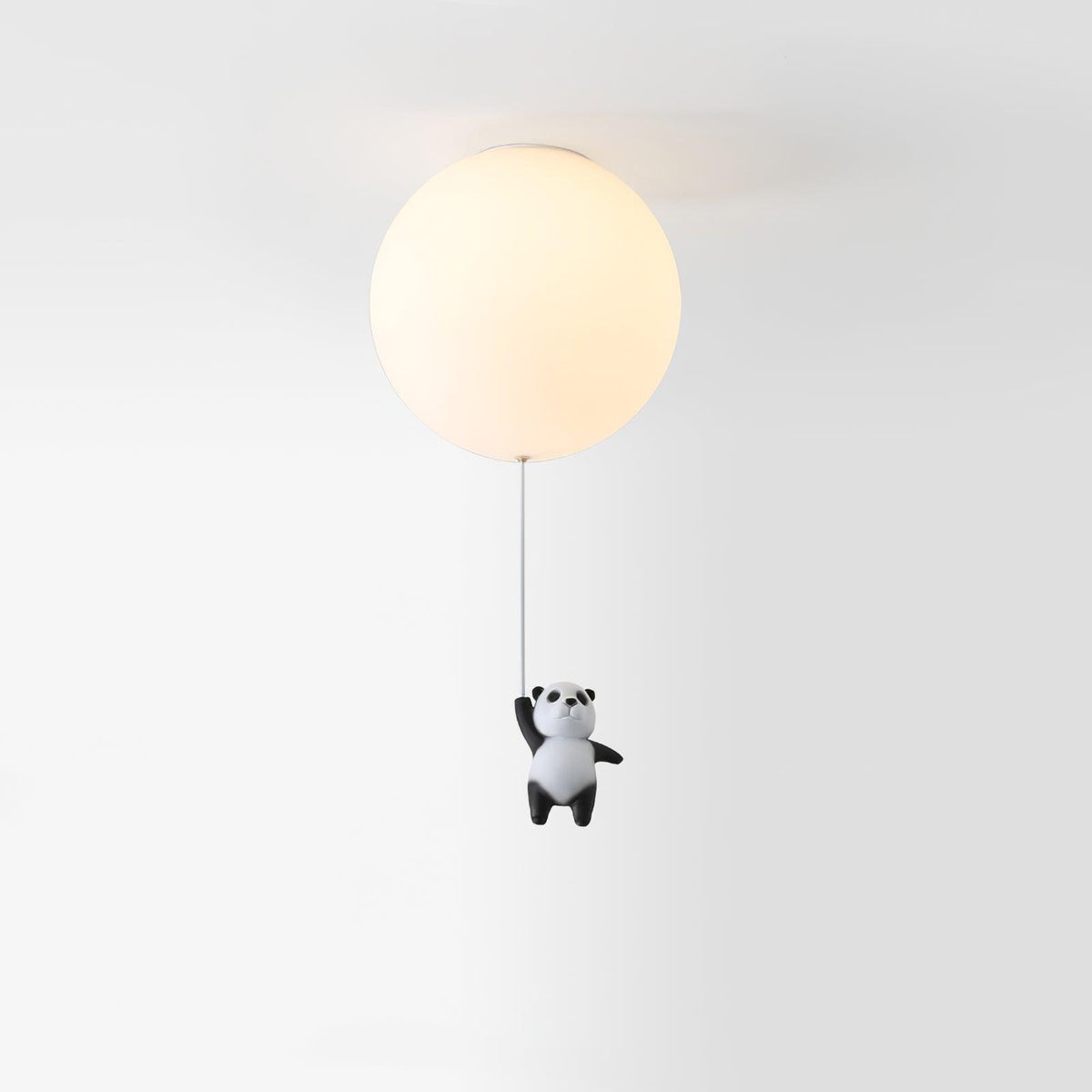 Yrath lámpara de techo elegancia Panda de vidrio
