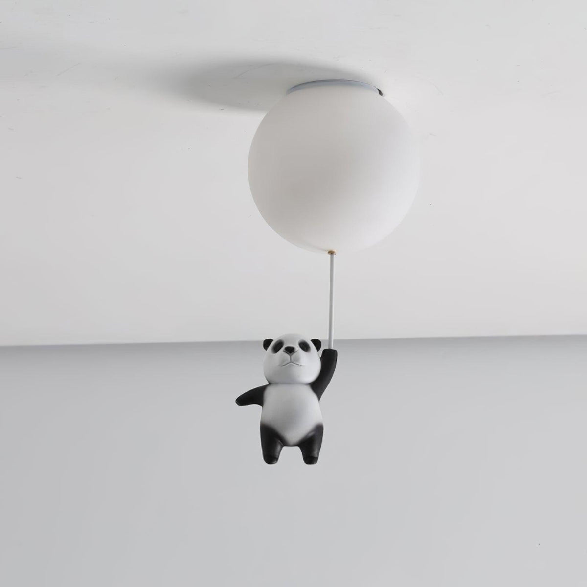 Yrath lámpara de techo elegancia Panda de vidrio