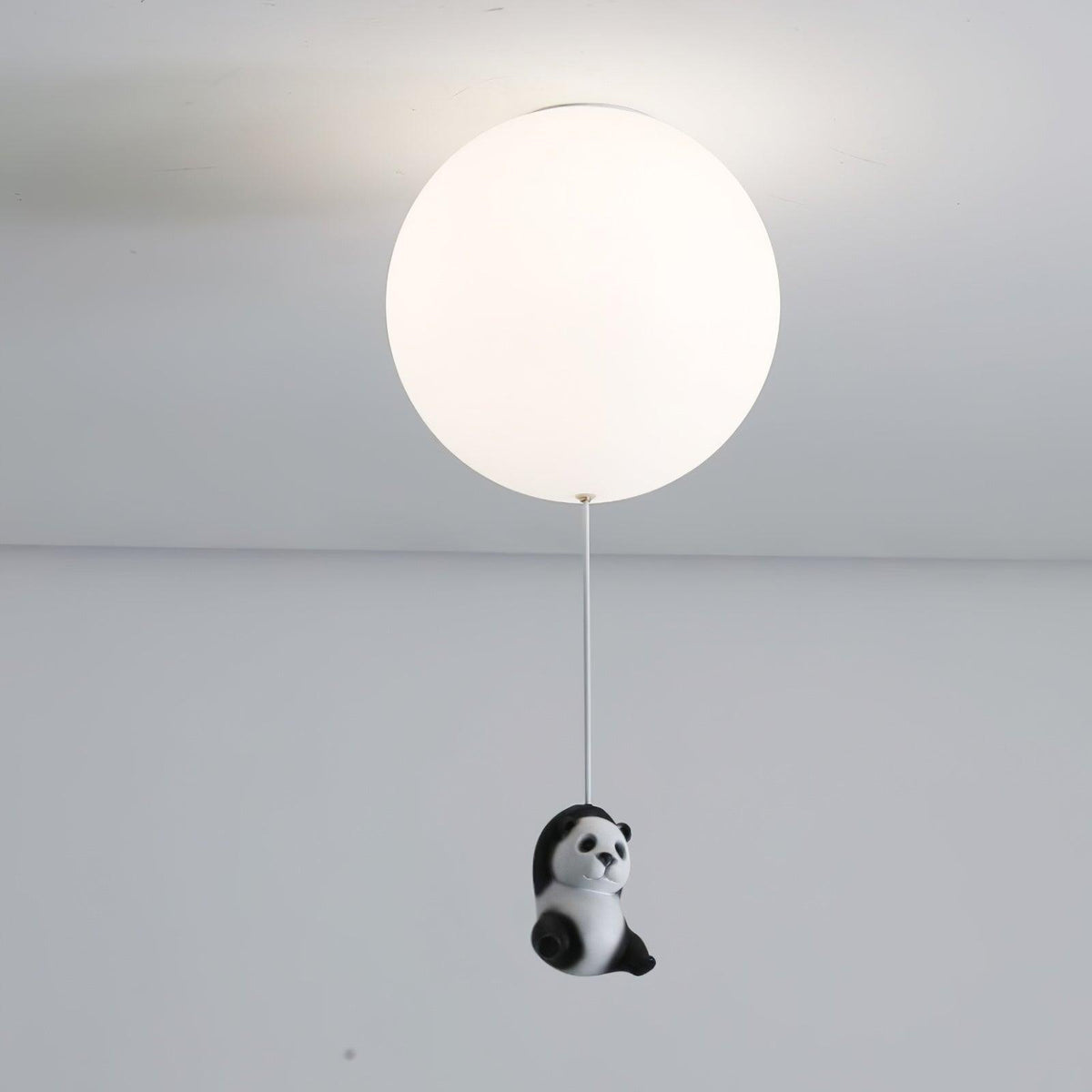 Yrath lámpara de techo elegancia Panda de vidrio