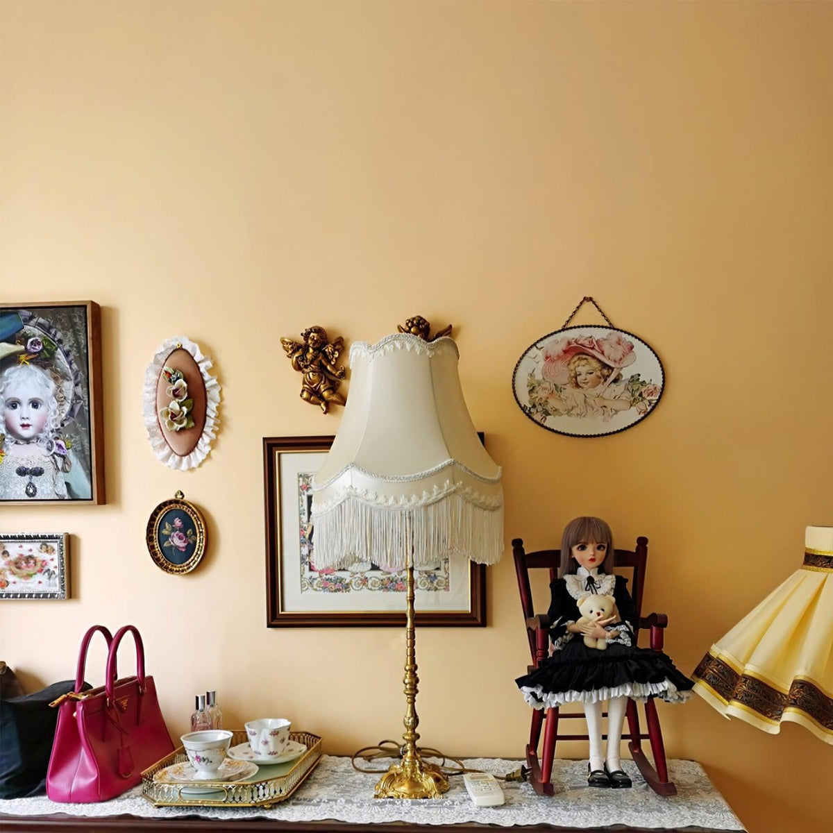 Octavia lámpara de mesa vintage
