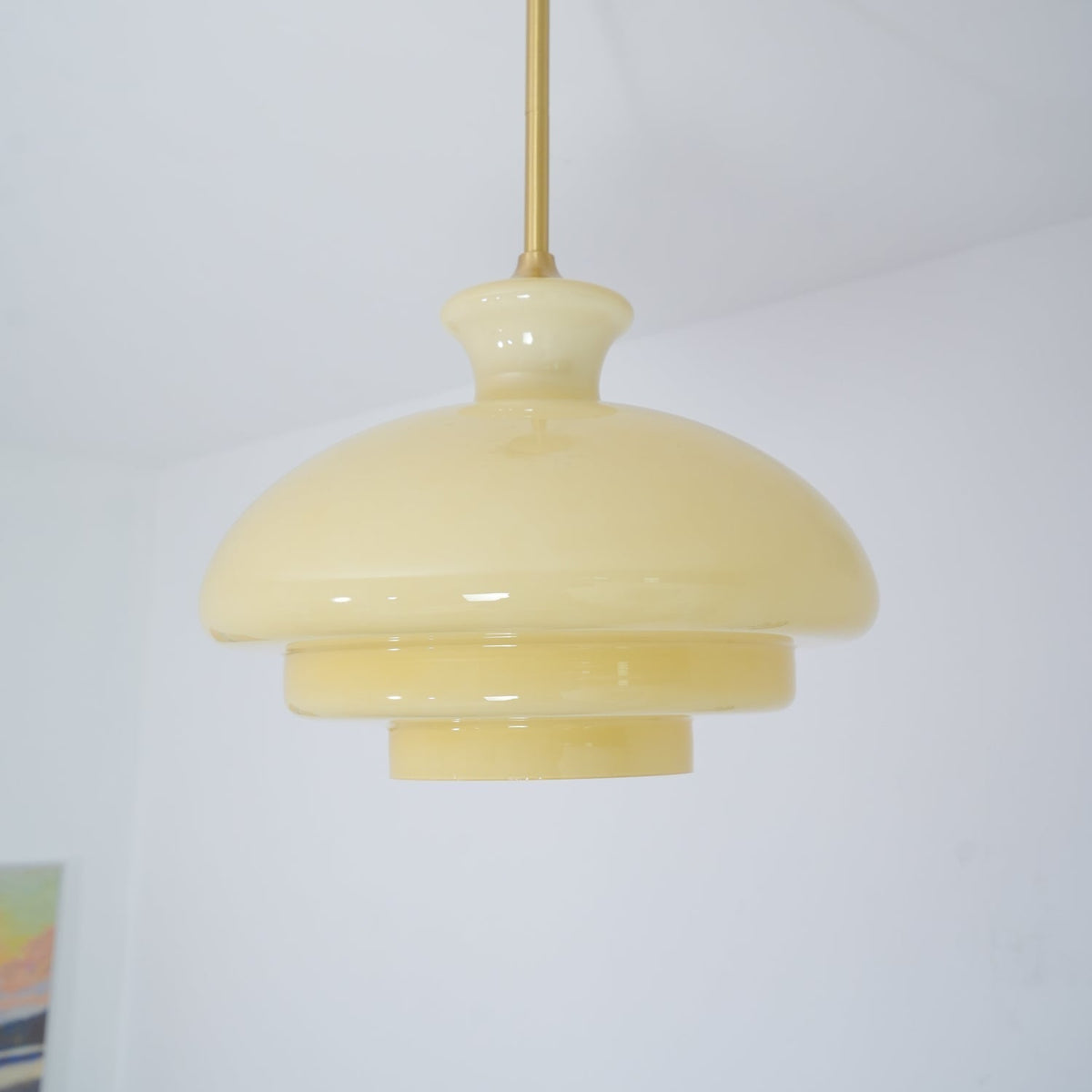 Sunbeam lámpara colgante moderna de vidrio