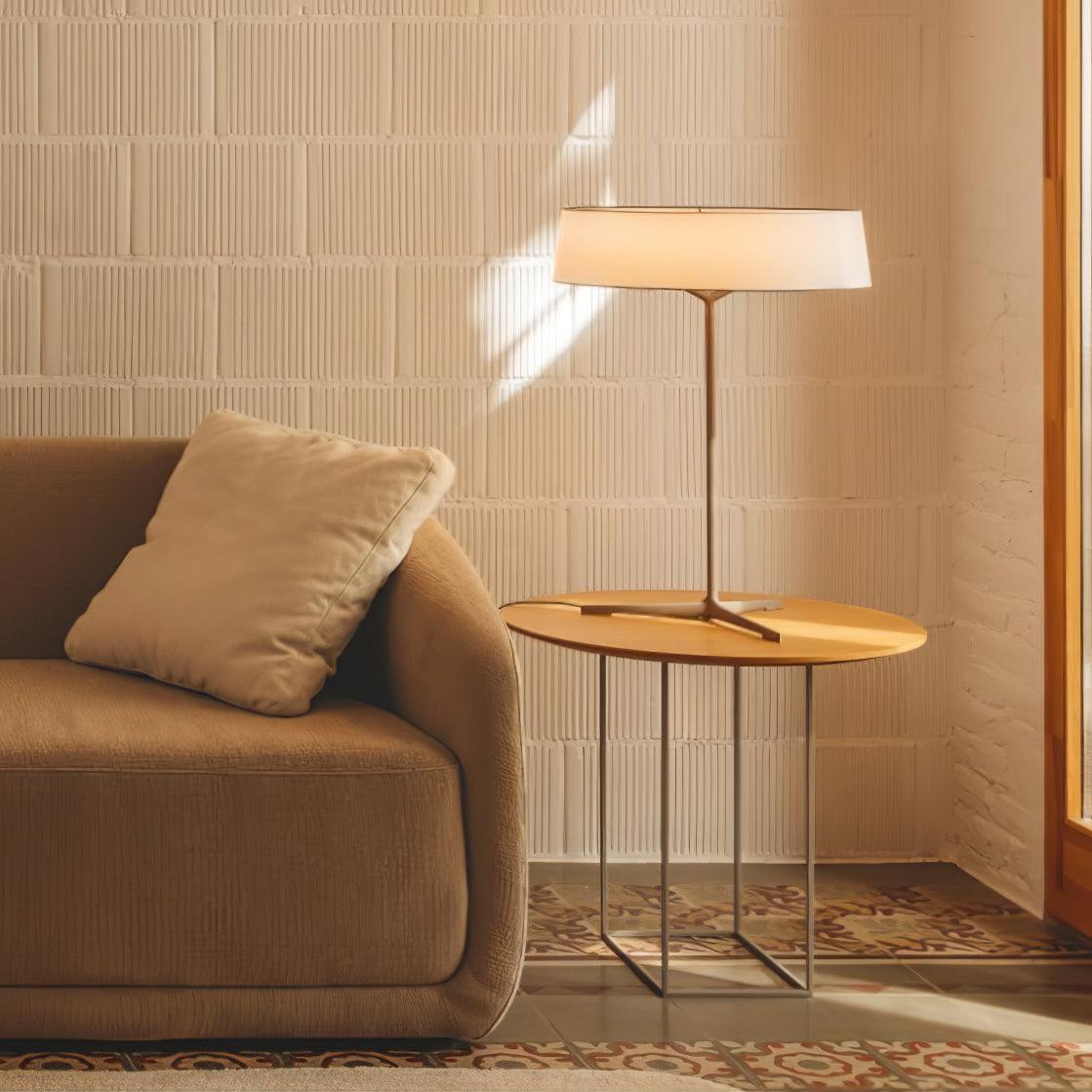 Linivira lámpara de mesa de tejido escandinava