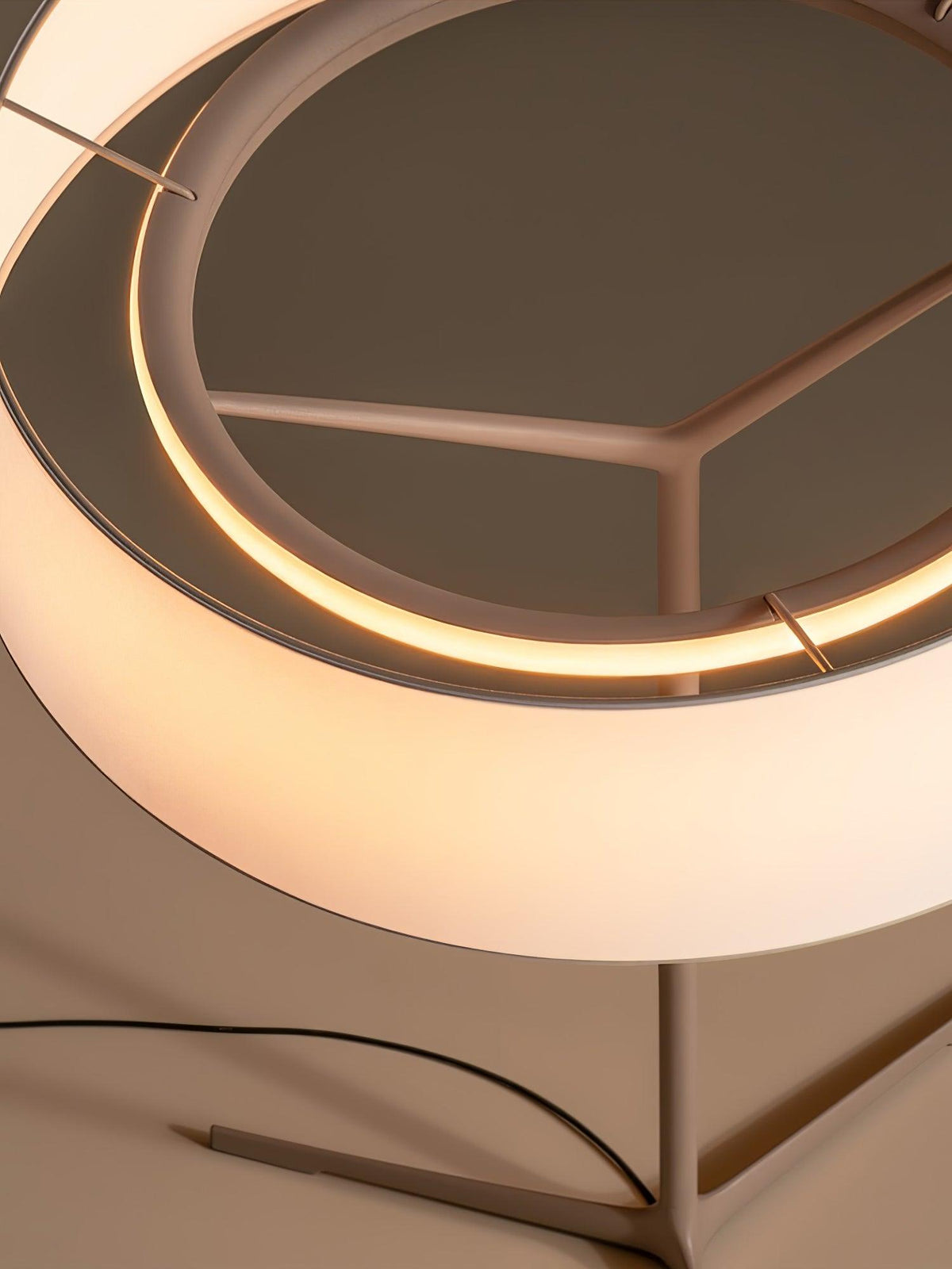 Linivira lámpara de mesa de tejido escandinava